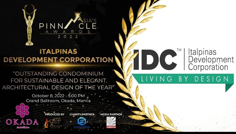 Italpinas honored at Asia’s Pinnacle Awards 2022