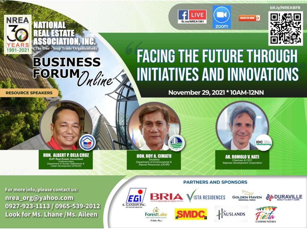 IDC’s Chairman & CEO Joins the First Online Business Forum with NREA Philippines